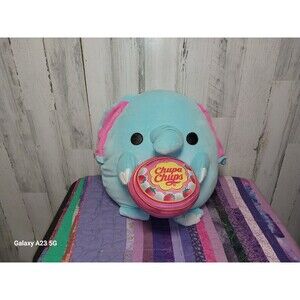 Zuru Snackles Lottie Blue Elephant Chupa Chups Lollipop Soft Plush Toy 17 Inches